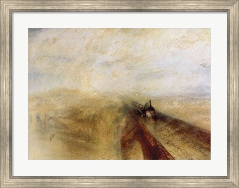 Framed Rain Steam and Speed Print