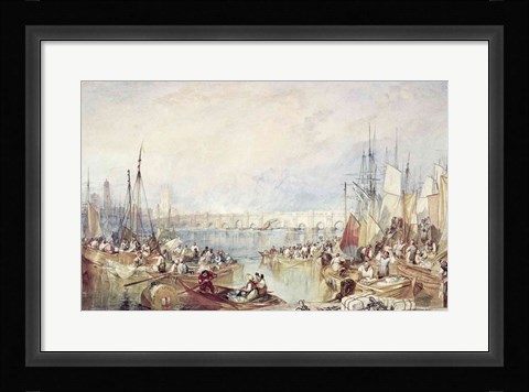 Framed Port of London Print