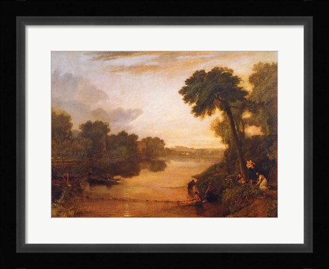 Framed Thames near Windsor, c.1807 Print