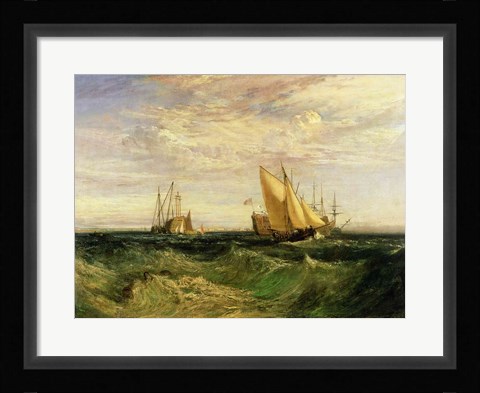 Framed Confluence of the Thames and the Medway, c.1808 Print