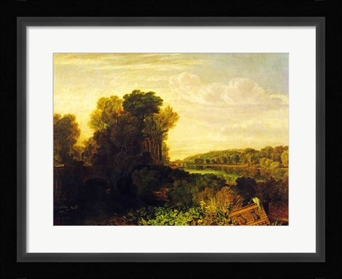 Framed Thames at Weybridge Print