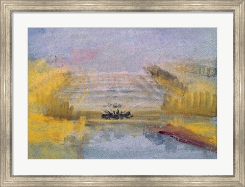 Framed Fountains at Versailles Print