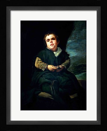 Framed Court Dwarf Print