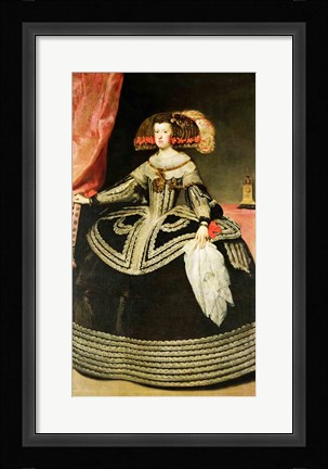 Framed Queen Maria Anna of Austria Print