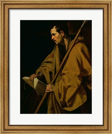 Framed Apostle St. Thomas Print