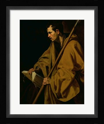 Framed Apostle St. Thomas Print