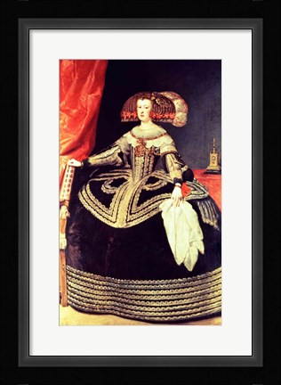 Framed Queen Mariana of Austria Print