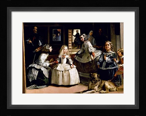 Framed Las Meninas Detail Print