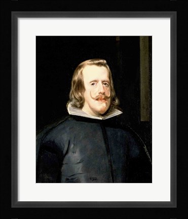 Framed Portrait of Philip IV in Court Dress Print