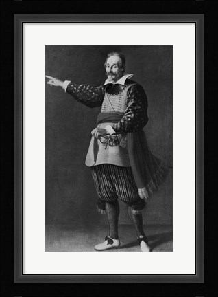 Framed Portrait of the Marquis Ambrogio Spinola Print