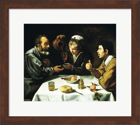 Framed Lunch, 1620 Print