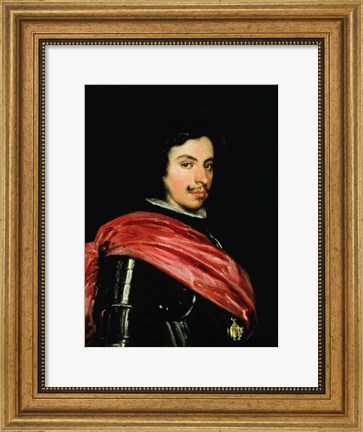 Framed Portrait of Francesco I d&#39;Este Print