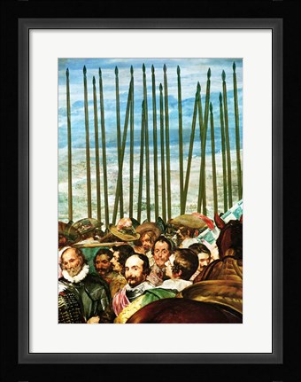 Framed Surrender of Breda, 1625 - detail Print