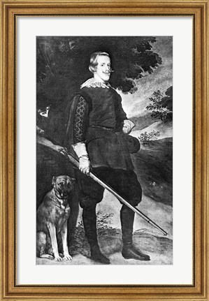 Framed Portrait of Philip IV Print
