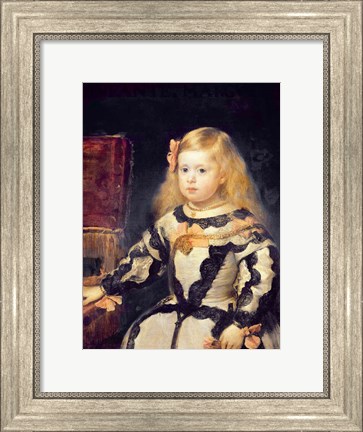 Framed Portrait of the Infanta Maria Marguerita Print