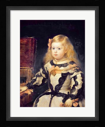 Framed Portrait of the Infanta Maria Marguerita Print
