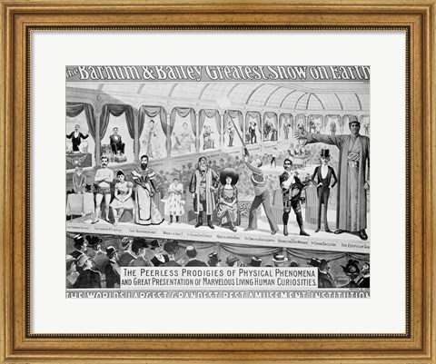 Framed &#39;The Barnum and Bailey Greatest Show on Earth&#39; Print
