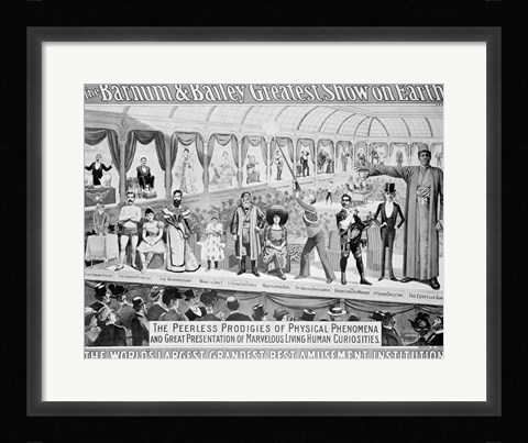 Framed 'The Barnum and Bailey Greatest Show on Earth' Print