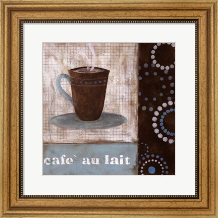 Framed Cafe Au Lait Print
