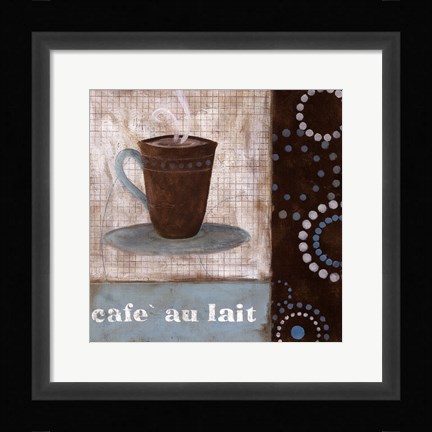 Framed Cafe Au Lait Print