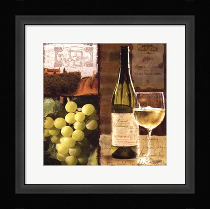 Framed Chardonnay Print