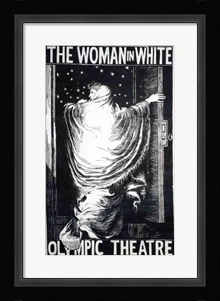 Framed Poster for the stage version of 'The Woman in White' Print