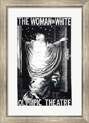 Framed Poster for the stage version of &#39;The Woman in White&#39; Print