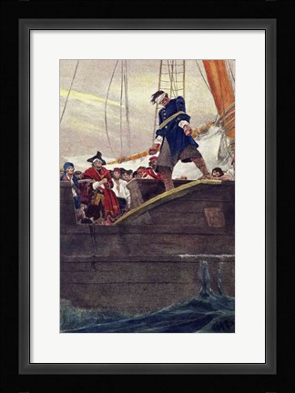 Framed Walking the Plank Print