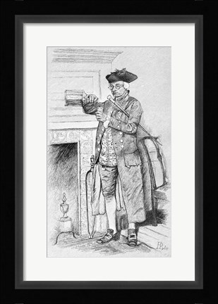 Framed Mynheer's Morning Horn Print