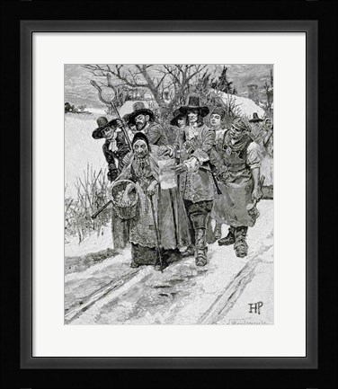 Framed Arresting a Witch Print