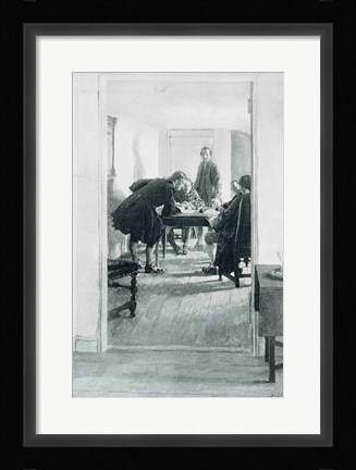 Framed In the Old Raleigh Tavern Print