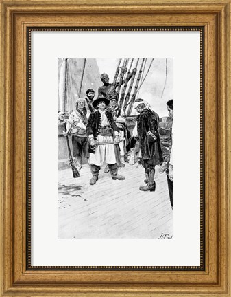 Framed Captain Tongrelow Took the Biggest Print
