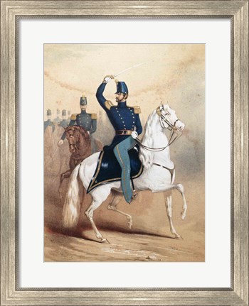 Framed Cover of a music song sheet for the Boston Light Dragoons Print