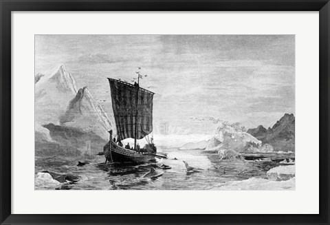 Framed Discovery of Greenland Print