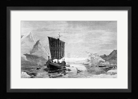 Framed Discovery of Greenland Print