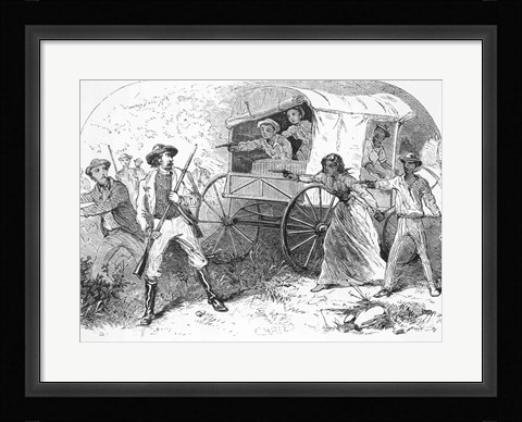 Framed Bold Stroke for Freedom Print