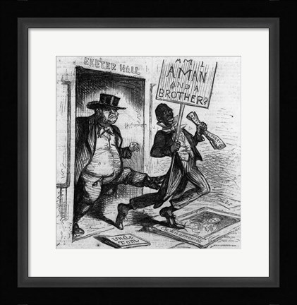 Framed John Bull Since the Southern Rebellion Print