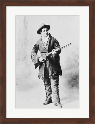 Framed Martha Canary Print