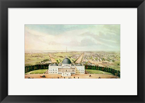 Framed View of Washington Print