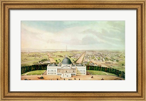 Framed View of Washington Print