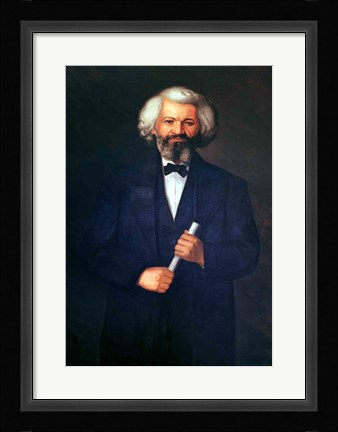 Framed Portrait of Frederick Douglass Print