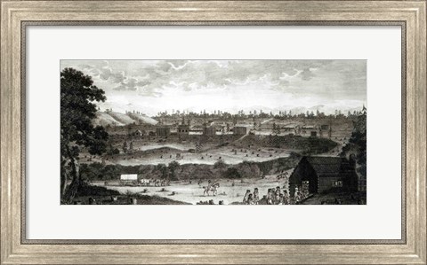Framed Encampment of the Convention Army Print