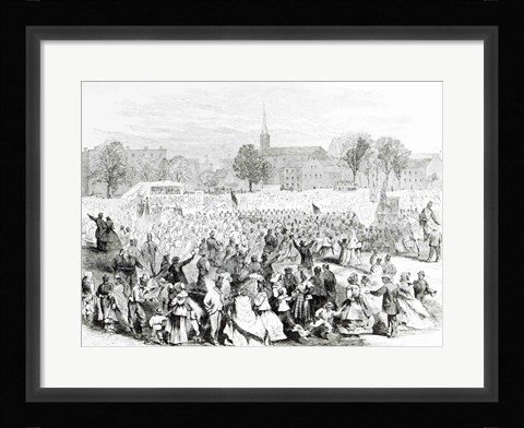 Framed Celebration of the Abolition of Slavery Print