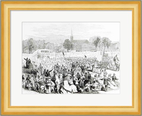 Framed Celebration of the Abolition of Slavery Print