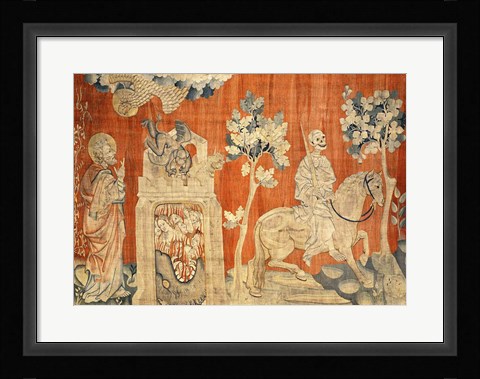 Framed Opening of the Fourth Seal Print