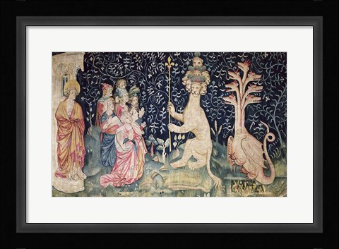 Framed Adoration of the Beast Print