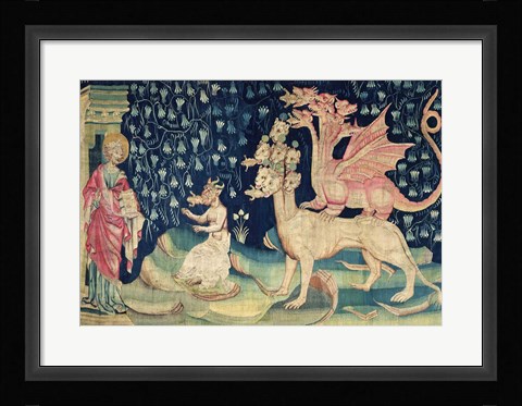 Framed Dragons Vomiting Frogs Print