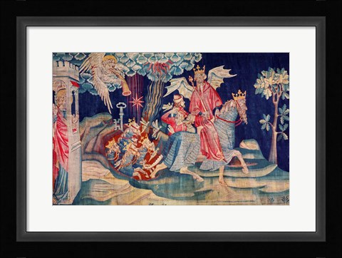 Framed Fifth Trumpet and the Locusts Print