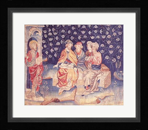 Framed Discussion of the Resurrection Print