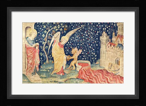 Framed Blood flowing from the great winepress of God's wrath Print